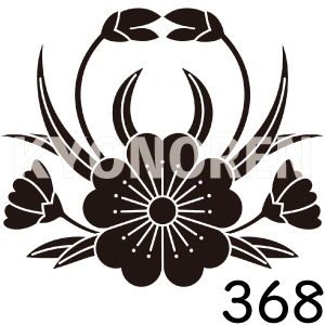 小山蟹桜（こやまかにざくら）家紋368のれんkyonoren.com