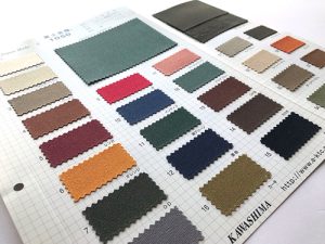 富士金梅の生地見本